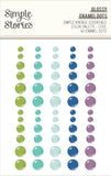 Cool Glossy Enamel Dots-Simple Stories Vintage Essentials Color Palette