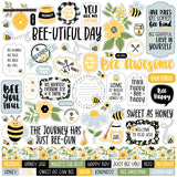 Bee Happy Element Stickers-Echo Park