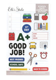 School Days Chipboard Stickers-Elle's Studio