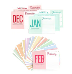 Monthly Journaling Cards-Elle's Studio