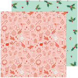 Holly Jolly 12x12 Paper-Pinkfresh Studio Holiday Dreams