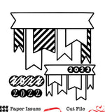 A Banner Year-Free Cut File