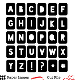 Alpha Tiles-Free Cut File