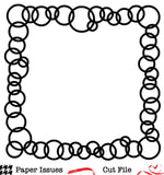 Bubbles At The Beach Frame Free Cut File