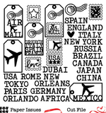 Build A Travel Tag and Stamp-Free Cut File