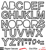 Build A Word Alphabet-Free Cut File
