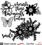 Cherish Florals-Free Cut File