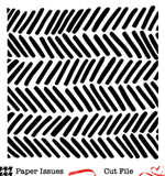 Brush Stroke Chevron Background-Free Cut File