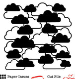 Cloudy Background-Free Cut File