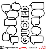 Convo Bubbles-Free Cut File