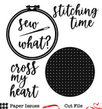 Cross My Heart Stitching-Free Cut File