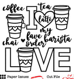 Cuppa Love To Go-Free Cut File