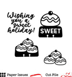 Dexcember Sufganiyah-Free Cut File