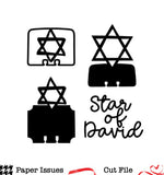 Dexcember Star of David-Free Cut File