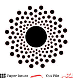 Dotty Circle Background-Free Cut File