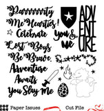 Dragon Tails & Adventures Free Cut File