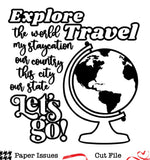 Explore The World-Free Cut File