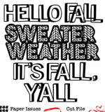Fall Y'all-Free Cut File