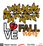 Fall Leaf Ledge-Free Cut File