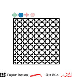 Fancy Plus Sign Background-Free Cut File