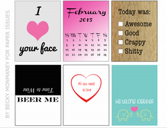 All You Need is Love/Beer Me-February Free Printable File