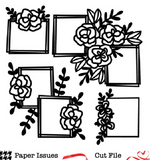 Flower Frames-Free Cut File