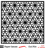 Geo-Floral Background-Free Cut File