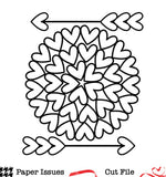 Heart Circle-Free Cut File