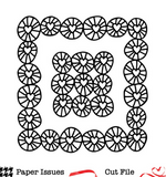 Heart Burst Border and Background-Free Cut File