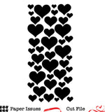 Heart Waterfall-Free Cut File