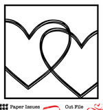 Hearts United Background-Free Cut File