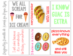 Eat All The Things Free Printable File