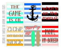 Chip Off The Old Block Free Printable File