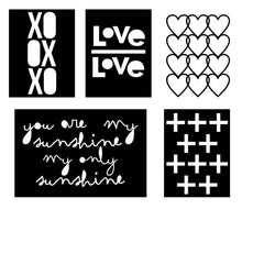 You Are My Sunshine/XO Cards Free Cut File