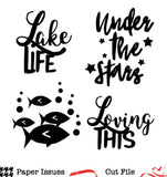 Lake Life Free Cut File