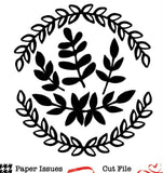 Leaves & Laurels-Free Cut File