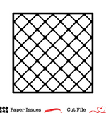 Looking Through The Fence Background-Free Cut File