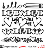 Love Borders-Free Cut File