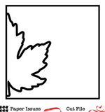 Maple Leaf Background-Free Cut File