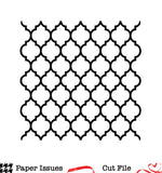 Moroccan Tile Background-Free Cut File