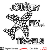 Mosaic Airplane-Free Cut File