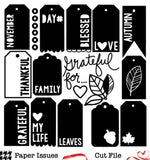 November Tags-Free Cut File