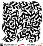 Open Leaves Background-Free Cut File
