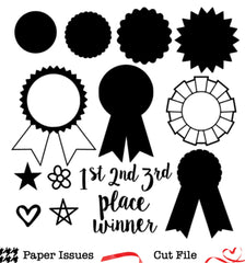 Build Your Own Prize Ribbon Free Cut File