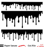 Paint Drips Border-Free Cut File