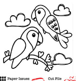 Parrots-Free Cut File