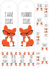 Planner Fox Free Print & Cut File