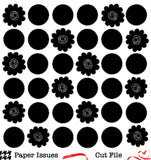 Polka Dot Floral Free Cut File