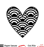 Rainbow Heart Love-Free Cut File