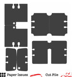 Roll-A-Memory Foldover 1 Cards-Free Cut File
